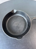 Griswold #5 Cast Iron Skillet with Pour Spouts