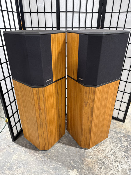 Pair Of Bose 10.2 Series ll Wood Grain Standing Floor Speakers NOT TESTED