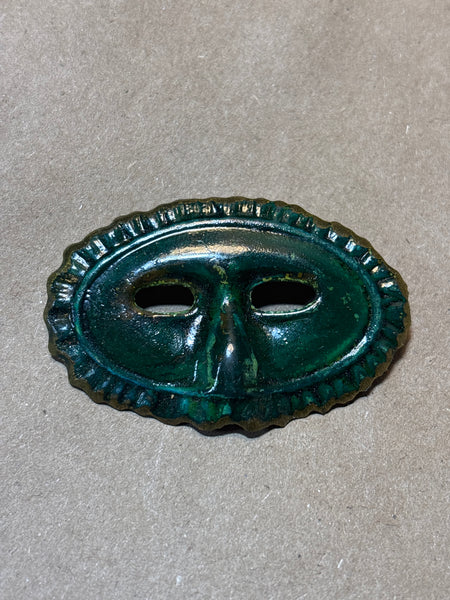 Green Mask Pin