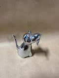 UMBRA Heavy Silver Chrome Dog Ring Holder (B)