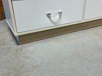 White Particle Board Dresser ***HEAVY ITEM***