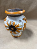 3D Floral Pottery Vase