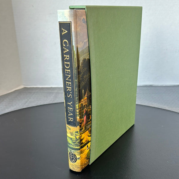 A Gardener’s Year by Tim Richardson Illustrated 2008 Folio Society Hardcover Book in Slipcase