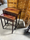 Carved Nesting Tables (set of 2)