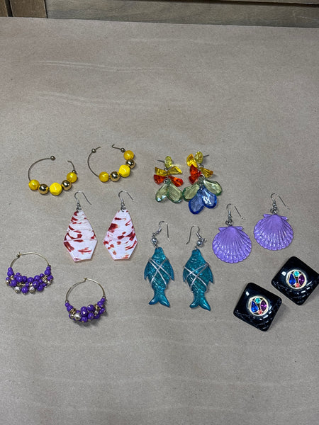 (D) Lot of Earrings