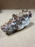 (G) Barite With Hematite Cluster