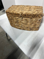 Woven Basket with Lid