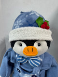 Winter Penguin Plush Standing Decor