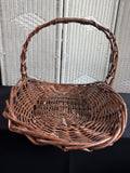 XL Vintage Woven Willow Gathering Basket