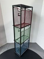 Metal Wire 3-Slot Hanging Storage Rack with Tilting Baskets