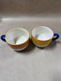 (B) Set Of 2 Mexican Sunrise Coffee Mugs