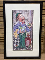 Martini Monieur by Joanna; Signed Print