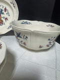 (C) 7-Piece Wedgwood Williamsburg Potpourri China Serving Set