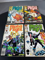 (G) Lot of 8 Marvel Alpha Flight Vintage Comics