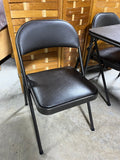 Brown Folding Card Table with 4 Folding Chairs by Meco/Sudden Comfort Corp