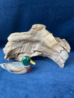 Wooden Duck on Driftwood