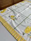 Small Square Easter Spring Style Table Cloth