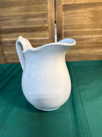 Royal Patent Ironstone White Pitcher
