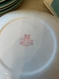 Aqua Mixed Dish Set with MCM Mikasa Cera Stone Asterisk pattern