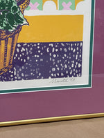 African Violets Screen Print by S. Smith; Signed & Numbered (96/122)