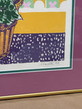 African Violets Screen Print by S. Smith; Signed & Numbered (96/122)