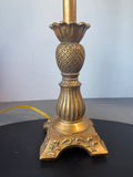 (B) Gilded Resin Pineapple Buffet Lamp (WORKS)