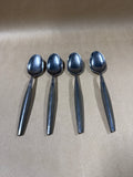 4-Piece Eldan Grey Synthetic Handle Spoons