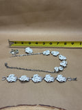 Sarah Coventry Necklace, Clip Earrings & Bracelet Set