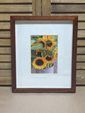 Pottery Barn Frame with Sunflower Photo
