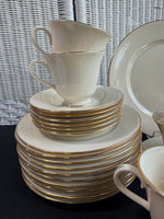 37-Piece Lenox Cosmopolitan Collection Hayworth China Set