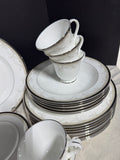 56-Piece Waterford Brocade Fine China Set