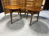 Hammary Pair of Round Side Tables