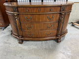 Foxcroft 2 Piece Lighted China Hutch, Cardboard Backing***HEAVY ITEM***READ DETAILS ON PICK UP POLICY***