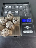 6-Piece Sterling Silver Miniature Salt & Pepper Shakers
