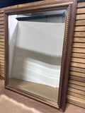 Beveled Mirror - Gold & Brown Tone Mirror