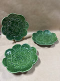 Belo Cabbage Style Salad Plates - Set Of 3