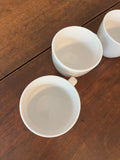 Set of 4 White Coffee Mugs, Project 62