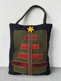 Folk Style Felt Christmas Tree Pillow Door Knob Hanger (C)