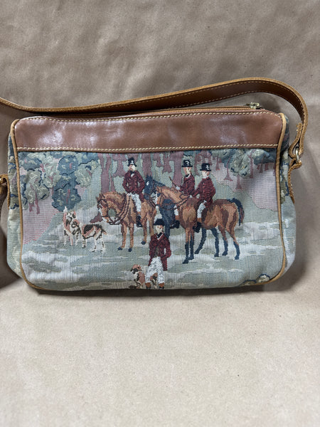 The Hunting Scene Tapestry Style Purse