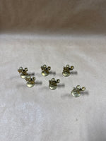 Set Of 6 Mini Brass Kneeling Angel Candle Holders // 2 Available // **** PRICED INDIVIDUALLY ****