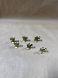 Set Of 6 Mini Brass Kneeling Angel Candle Holders // 2 Available // **** PRICED INDIVIDUALLY ****