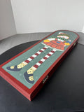 Mikasa Vintage Wooden Snowman 3-Panel Fireplace Screen