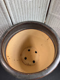 XL Drip Glazed Pottery Planter