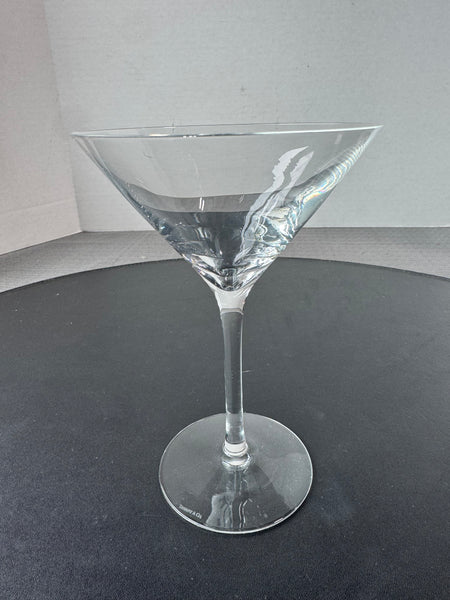 Tiffany & Co. Crystal Classic Martini Glass