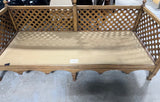 Drexel Vintage Sofa Daybed with Distinctive Latticework Frame***HEAVY ITEM***READ DETAILS ON PICK UP POLICY***