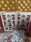 Red Ornament Lot