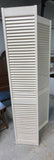 White Shutter Style Three Panel Screen