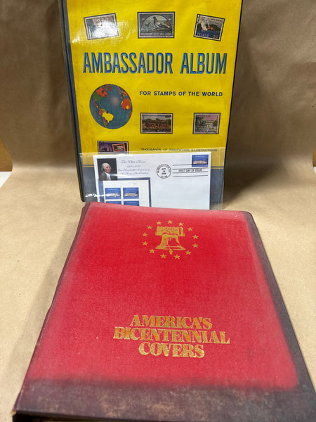 Ambassador Stamps Of The World Album And Americas Bicentennial Covers