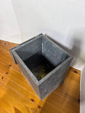 Primitive Vintage Grayce Farms Galvanized Metal Dairy Box