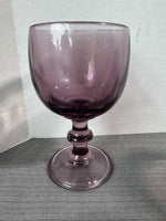 6-Piece Amethyst Wine Goblets